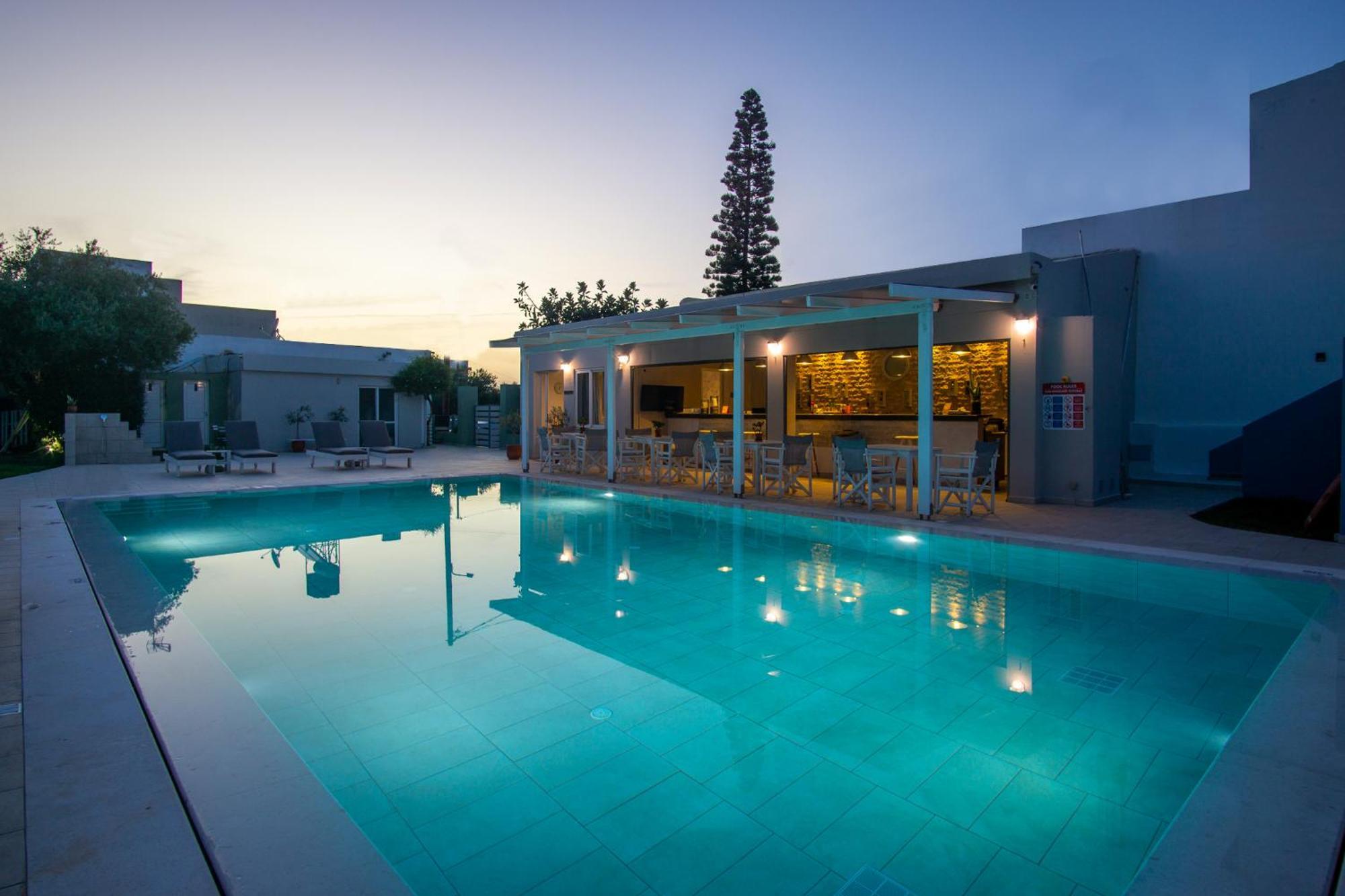 Golden Sun Boutique Aparthotel Malia Buitenkant foto
